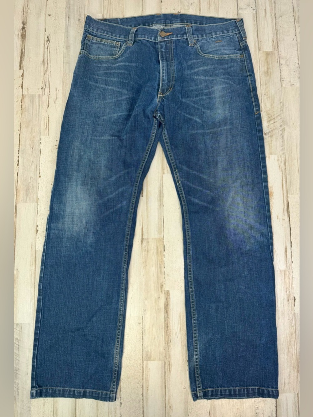 Vintage Levis 514 Pants Jeans Men 36x32 Denim Stretch Blue Straight - Picture 2 of 13